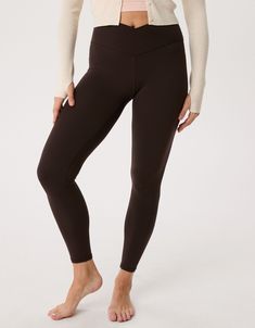 OFFLINE By Aerie Real Me High Waisted Crossover Legging Web Development Website, Crossover Leggings, Aerie Leggings, Aerie Offline, Boot Cut Leggings, Aerie Real, Athletic Fit Jeans, Jean Trends, Sports Skirts