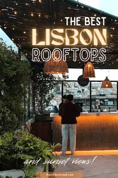 the best lisbon rooftops and sunset views in bangkok, thailand with text overlay