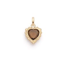 Description Handcrafted in 18 karat Yellow Gold, this Champagne Citrine Gemstone Heart symbolizes Love. True Love binds the heart forever... The heart is love. When we open ours, we connect with others. But first, we must connect with ourselves. Details Handcrafted in 18-karat gold Medallion Measures: 15.5mm tall Smoky Quartz weight: 3.68 ct Annex Link measures: 6.5 mm wide x 9mm tall Available in Garnet, Champagne Citrine, Green Prasiolite, London Blue Topaz, and Smokey Topaz. Includes Pave or Diamond Symbol, Smokey Topaz, Gold Medallion, Heart Gemstone, Citrine Gemstone, Enamel Jewelry, London Blue Topaz, London Blue, Smoky Quartz