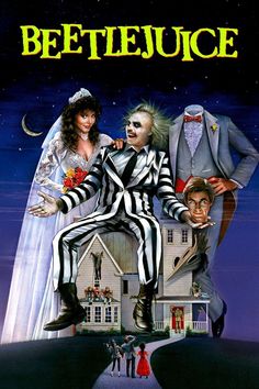 the movie poster for beetlejuice x - star wars