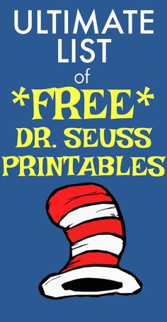 the ultimate list of free dr seuss printables