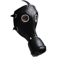 Ghoulish Adult Black Full-Face Gas Mask Costume Mask - 13 in. - Black Post Apocalyptic Accessories, Mascaras Halloween, Eye Hole, Zombie Costume, Round Eyes, Gas Cans, Costume Mask, Black Mask, Gas Mask