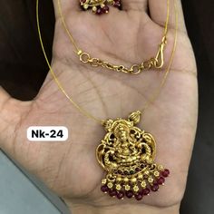 Lakshmi thin set with earrings Price - 440/- + freeship