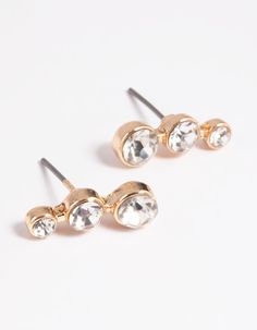 Description  Tell me about it, stud. Stud earrings are cute and classic. These ones feature a pretty diamante design. They're perfect for daily wear, or wear them in an ear stack for maximum impact. Tell Me About It Stud, Ear Stack, Favorite Rings, Ring Necklace, You Bag, Tell Me, Daily Wear, Gold Earrings, Product Launch