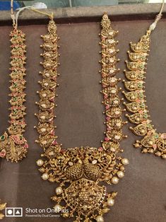 Long Necklaces Gold, Nakshi Jewellery, Flower Pearl Necklace, Mango Mala, Couples Necklace, Temple Jewelry Necklace, Antique Gold Jewelry Indian, Necklaces Women