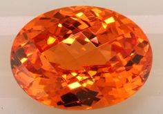 As we mentioned in our recent blog, we're always excited to see the latest gem finds displayed at the upcoming Tucson gem shows. In recent decades Africa has been the biggest producer of wonderful new gemstones and gem materials. The heavily mineralized Great Rift valley along the eastern side of the continent was one of […] Orange Gemstones, Orange Things, Spessartine Garnet, Orange Gem, Orange Stone