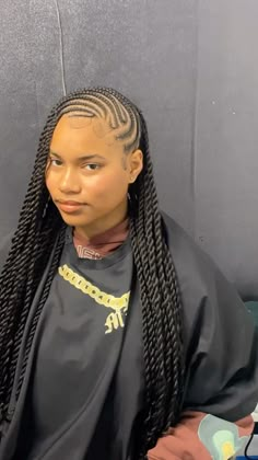 Insta Baddie Hairstyles, Curly Braided Hairstyles, Lemonade Braids Hairstyles, Lemonade Braids, Braids Ideas