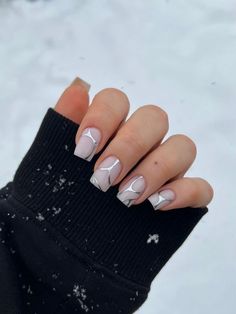 Nail Design Gold, Metallic Nails Design, Wow Nails, Simple Acrylic Nails, Metallic Nails, Short Acrylic Nails Designs, Fire Nails