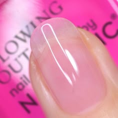 Your nails, but better! Picking up light from every angle, this shimmering sheer polish is the easy way to get glossy, glowy nails. Get your mani glowing with this natural nail-enhancing shade - it's the perfect glassy manicure, without a manicure! Aka, the no makeup manicure… GLOWING MY WAY is a natural glow shade with a pink tone. Each can be applied easily to create an immaculate finish, using the patented, wide hugging brush exclusive to Nails.INC, ergonomically designed to work with the sha Clear Pink Polish, Shiny Nail Polish, 16th Wishlist, Glossy Pink Nails, Clear Pink Nail Polish, Sheer Pink Nail Polish, Rv Boondocking, Princess Letters, Light Pink Nail Polish