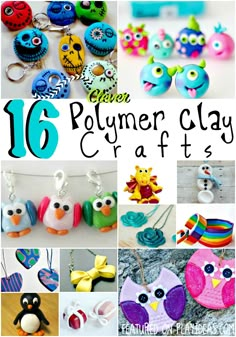 16 polymer clay crafts for kids to make