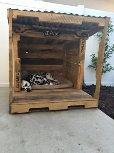 Pallet Dog Beds, Dog Yard, Dog House Diy, Wooden Pallet Projects, Dog Rooms, Pet Ideas, Dog Ideas, Wood Project