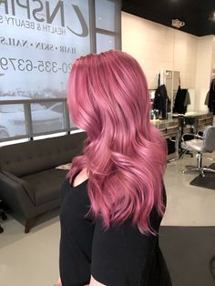 27 Hottest Pink Hair Color Ideas To Slay This Season In Style - Beauty, Fashion, Lifestyle and Trending Peekaboo Hair Color On Blond Hair, Blonde Hair Pink Balayage, Pink Hair Full Head, Cool Pink Hair Color, Strawberry Pink Hair Color, Latina With Pink Hair, Pink Hair Colour Ideas, Pink Color Melt Hair, Flash Pink Hair