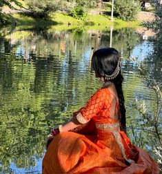 #orangelehnga#indianoutfit#ootd#aethstetic#indianaesthetic#indianjewellery Traditional Indian Outfits, Stylish Photo Pose, Indian Bridal Outfits, Indian Dress, Indian Aesthetic, Couples Poses For Pictures, Indian Outfit