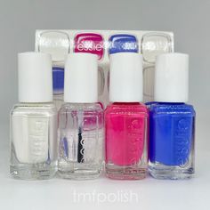 ⭐️Brand New • Mini Size • Authentic⭐️ 1 Essie Nail Polish Neon Collection Mini Set containing the colors - Blanc Good to Go Top Coat Chills & Thrills Too TabooNail polish ships with USPS Hazmat label which is limited to ground shipping. Please understand that there will be delays in transit as it cannot be shipped air.  Photos are taken in a light box to best represent the shade being sold. Nail polish can appear different on different screens. Nail polish companies have different batches, so color matching is impossible when buying online. Please understand that I cannot guarantee an exact color match to your previously purchased color. Neon Nail Polish, Boo Basket, Nail Polish Set, Essie Nail Polish, Essie Nail, Nail Polish Sets, A Vision Board, Beauty Nail, Minimal Chic