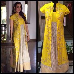 Heavy Gowns, Haldi Outfits, Designer Kurti Patterns, Sari Blouse Designs, Stitching Dresses, Long Gown Dress, Indian Gowns Dresses, Indian Gowns, Party Wear Indian Dresses