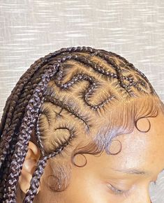 Big Box Braids Hairstyles, Feed In Braids Hairstyles, Edges Hair, Box Braids Hairstyles For Black Women, Cute Braided Hairstyles, Braids Hairstyles Pictures, Braided Cornrow Hairstyles, Cute Box Braids Hairstyles, Protective Hairstyles Braids