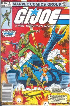 an old comic book with the title tales of g i joe