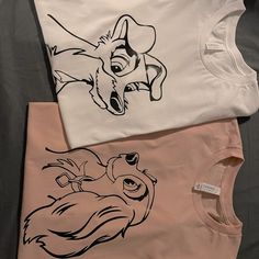 three t - shirts with different designs on them