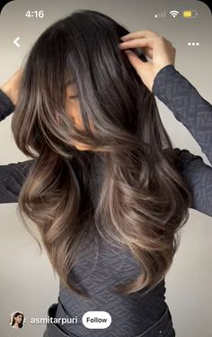 Winter Highlights For Brown Hair 2023, Dark Brown Hair With Lighter Ends, Brunette Balayage Hair Natural, Soft Summer Brunette Hair, Fair Skin Brunette Hair, Brunette Balayage Hair Cool Tone, Brunnete Hair Ideas Colour 2023, Ice Brown Hair, Espresso Martini Hair