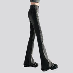 Introducing our laid-back style rock-washed jeans for women from the 2023 Autumn Collection a modern design with retro flairs that nods to the past while keeping up with today's couture trends!Why You'll Love ItPatterned with the modern-forward woman in mind. these jeans promise to bring out your inner fashionista. The quintessential elevated-waist design. combined with a zipper & button closure. ensures all-day comfort and a perfect cut. The pebble-washed finish gives it a unique texture that s Street Jeans, Style Rock, Autumn Collection, 2023 Autumn, Jeans For Women, Retro Pattern, Laid Back Style, Washed Jeans, Suits You