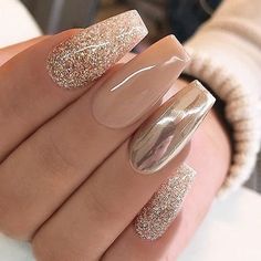 Valentine Nails, Colorful Nails, Fall Acrylic Nails, Christmas Nails Acrylic, Super Nails, Nail Designs Glitter, Crystal Nails, Elegant Nails, Prom Nails