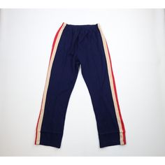 Vtg 70s Streetwear Mens Large Faded Color Block Wide Leg Bell Bottoms Sweatpants Mens Pants Bottoms legs are creased. Has color fade. Made without pockets or drawstring Mens size Large Measurements are: 14 inches across the waist laid flat 32 inch inseam 44 inches from top to bottom 9.5 inch leg open Multicolor Acrylic US Shipping is FREE, Canada is $15 and International is $24 Check out my other items in my store! PR1928 Retro Bottoms With Elastic Waistband For Loungewear, Retro Wide Leg Loungewear Bottoms, Retro Wide Leg Pants For Loungewear, Retro Bottoms With Elastic Waistband, Retro Loungewear Bottoms With Elastic Waistband, Retro Relaxed Fit Long Bottoms, Relaxed Fit Retro Straight Pants, Retro Straight Pants Relaxed Fit, Retro Relaxed Fit Long Pants