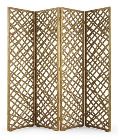 Add artistic interest to an expansive wall, or divide a space with this stunningly fabulous "lattice twig" pierced screen, carved from solid mahogany. Elegant Room Divider, Room Deviders, Folding Screen Room Divider, Portable Room Dividers, Elegant Room, Folding Screens, Christopher Guy, Wood Curtain, Curtain Hanging