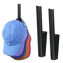 a baseball cap, bat and hat holder