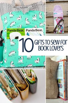 the top ten gifts to sew for book lovers