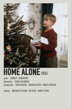 Home Alone Movie Poster, Home Alone Poster, Home Alone 1, Movie Poster Template, Indie Movie Posters, Home Alone Movie, Winter Poster, Movie Collage