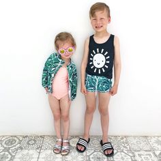 Kids UV Swimwear, perfect for summer! Kawaii Sun, Kids Tank Top, Kids Giveaway, Kids Tank Tops, Summer Uniform, Get It Done