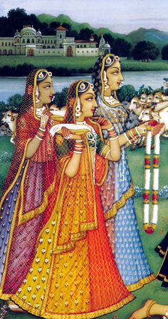 More Attractive than the Hymns of the Vedas Rajasthani Miniature Paintings, Srimad Bhagavatam, Phad Painting, Kalamkari Painting