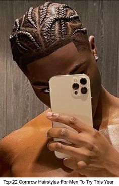 Unlock the cornrow hairstyles for men that will take your style to the next level. Our 22 hairstyles will elevate your chic style from intricate to modern. #afro #hairstyles Cornrow Styles For Men, Hair Twists Black, Afro Hairstyles Men, Natural Hair Men