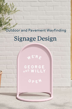 Signage Display, Signage Design, Environmental Graphics, Environmental Design, Store Design, signage design outdoor, outdoor signage, a-frame sign, standing sign, sandwich board A Frame Signage, Hotel Wayfinding, Modern Signage, Standing Signage, Cafe Signage