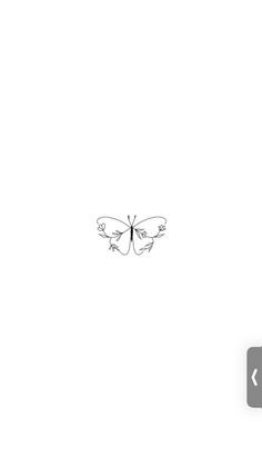 a black and white drawing of a butterfly