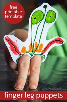 Make a finger leg puppet with this free printable template. Your kids can design whatever character they like! #freeprintable #funforkids #kidsactivities #craftsforkids Crochet Lion, Finger Puppet, Finger Puppets, Childrens Crafts, Preschool Art, Craft Activities For Kids, Art Activities, Arts And Crafts For Kids, Craft Activities