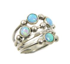 Visit the shop: https://www.etsy.com/shop/MayaOr Silver opal ring. spheres sterling silver ring, Sterling silver ring. Opal ring. Opal silver ring. Wide opal ring. Wide ring.(sr10019) ▶▶ Opal is a stone of inspiration which enhances imagination and creativity. It can bring inspiration to Silver Moonstone Ring With Ethiopian Opal, Silver Ethiopian Opal Ring With Gemstone, Ethiopian Opal Silver Gemstone Rings, Silver Ethiopian Opal Ring, Silver Round Opal Ring, Silver Opal Ring, Antique Engagement, Antique Engagement Rings, Opal Ring