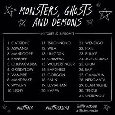 the monsters ghost and demons tour poster