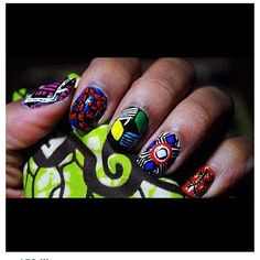 ✨ #allthingsankara #Ankara #style #fashion #africanfashion #Africa #african #africanprint Disco Nails, Afrocentric Fashion, African Styles, Special Style, Inspired Nails, African Ankara, Ankara Style, Nail Polish Designs, Unique Nails