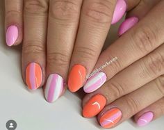 Classy Bright Nails, Colors Nails, 2023 Nails, Punk Nails, Spring Inspo, Nice Nails, Simple Gel Nails, Summery Nails