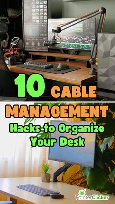 the top 10 cable management hacks to organize your desk for work and home office