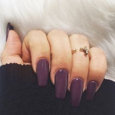 dark purple fall nails, purple acrylic nails, manicure ideas, manicure Dark Purple Fall Nails, Autumn Acrylics, Fall Nails Purple, Purple Fall Nails, Purple Autumn, Autumn Dark, Dark Purple Nails, Acrylic Ideas, Wine Purple