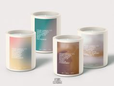 three candles with the same quote on them