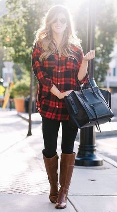 Look Legging, Black Leggings Outfit, Flannel Outfits, Legging Outfits, Cute Winter Outfits, Leggings Casual, Sporty Outfits, Casual Winter Outfits, Fall Fashion Trends