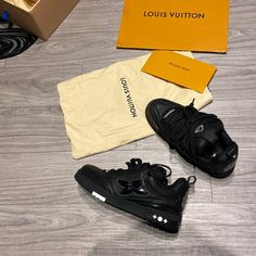 Lv Skate Sneakers Great Condition Barely Used. Still Have The New Shoe Smell. #Lv #Louisvuitton Louie Vuttion, Skate Sneakers, Louis Vuitton Black, Louis Vuitton Shoes, Mens Shoes Sneakers, New Shoes, Men's Shoes, Louis Vuitton