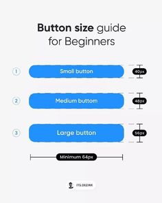 the button size guide for beginners