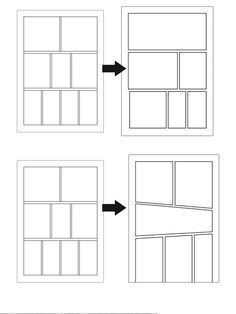 four different types of bookshelves with arrows pointing to the top one and bottom two