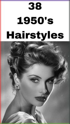 Discover the Glamour of 1950s Hairstyles! Dive into our collection of iconic 1950s hairstyles that will elevate your look with classic vintage charm. From elegant victory rolls to chic bouffants, these retro styles are perfect for adding a touch of old Hollywood glamour to any occasion. Whether you're prepping for a themed party or simply love vintage fashion, these classic 1950s hairdos are sure to impress. Explore our pin for step-by-step guides and inspiration to recreate these timeless styles effortlessly. ✨🌟💇‍♀️ Lucille Ball Hairstyle, 1950 Hollywood Fashion, 1950s Prom Hairstyles, Hollywood Glam Hairstyles Updo, 30s Updo Hairstyles, Vintage Party Hairstyles, 50s Hairstyles Medium Hair, 1950s Pink Lady Hairstyles, Elegant Vintage Hairstyles