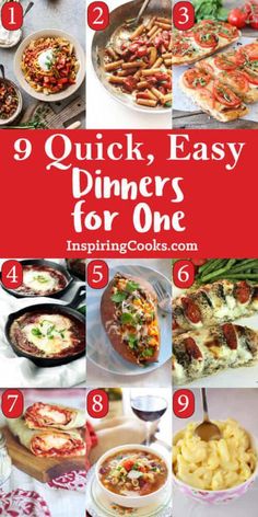 9 quick, easy dinner ideas for one that are perfect for the family to enjoy