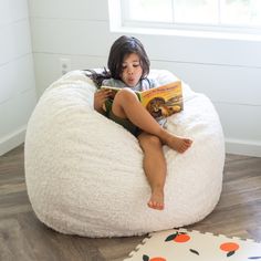 Create a space your kiddo will love with our Youth Chair in Faux Fur! Perfectly sized for your little one, this convertible bean bag chair is a great addition to your child's bedroom or playroom. Its lightweight design makes it so your child can have a comfortable place to lounge and sleep no matter where they go. With a plush faux fur cover that's incredibly soft to the touch, this bean bag chair is wonderful for snuggling up with a good book or nestling down for a cozy nap. Best of all, our wa Faux Fur Bean Bag, Fur Bean Bag, Bed Protector, Giant Bean Bags, Foam Bed, Comfortable Place, Bean Bags